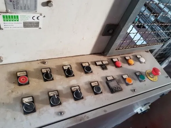 1#1963 Impianto smistamento Aweta per frutta rotonda
