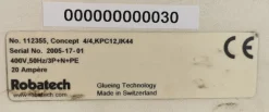 INCOLLATORE FUSORE ROBATECH - MOD. CONCEPT 4/4 KPC12