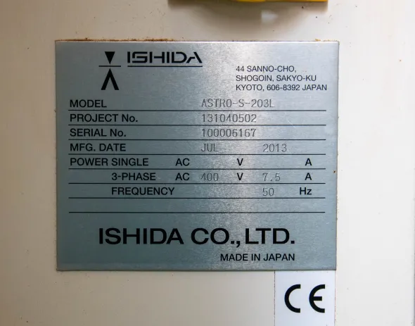 Ishida Astro S 203L confezionatrice (singola o coppia)
