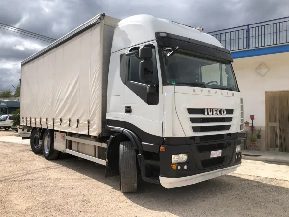 IVECO STRALIS 500 CASSONE CENTINA ALLA FRANCESE EURO 5