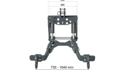 KIT IDRAULICO FRONTALE UNIVERSALE FLEX 2KAT PER TRACTOR