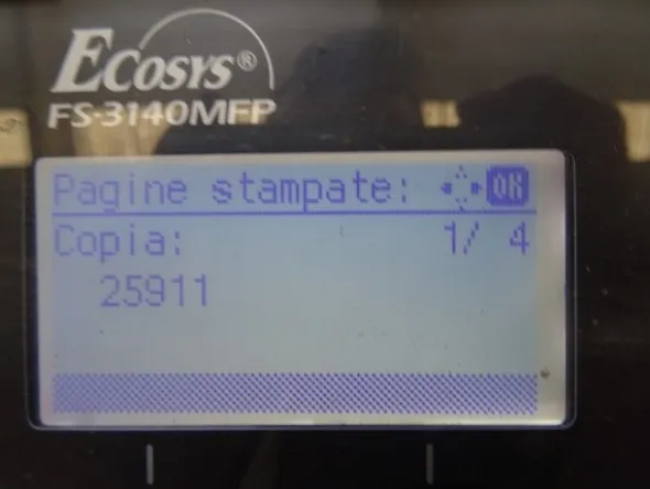 9#5160 KYOCERA COPIER MULTIFUNZIONE FS-3140
