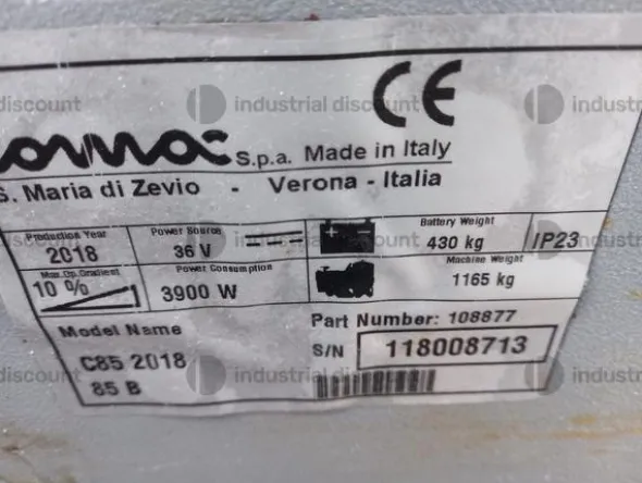 4#9642 Lavapavimenti COMAC C85