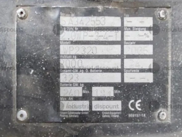 13#9875 Lavapavimenti, Spazzatrice,Transpallet elettrico