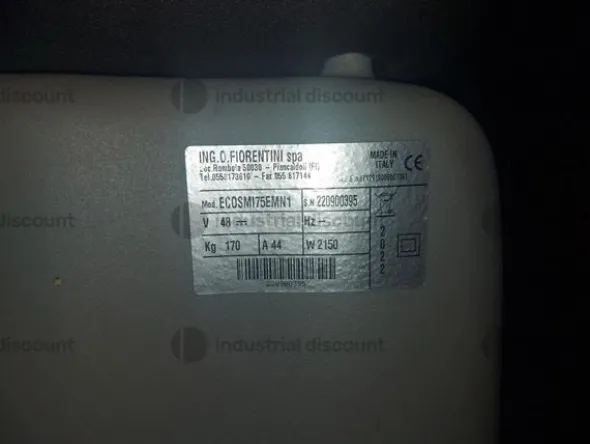 23#9470 Lavasciuga uomo a bordo Ing. O. Fiorentini ECOSMI75EMN1