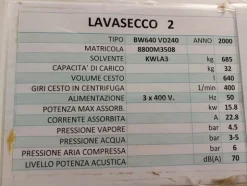 7#6507 Lavasecco industriali