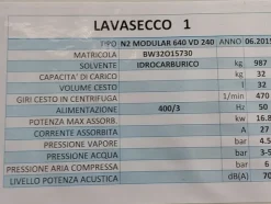 7#6507 Lavasecco industriali