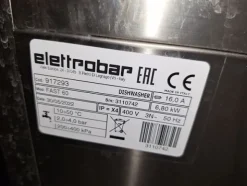 20#8242 Lavastoviglie Elettrobar