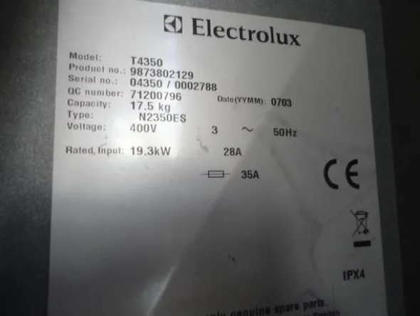 1#2726 Lavatrice e asciugabiancheria professionale Electrolux