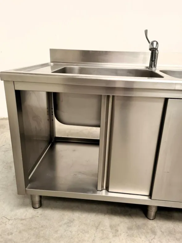 LAVELLO DA LABORATORIO IN ACCIAIO INOX(LAB-LAV-4)