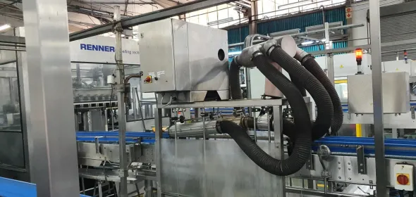 LC608 Linea imbott. in vetro usata X sidro 32000 BPH