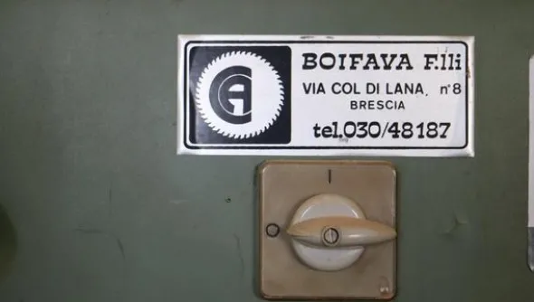 3#3709 Levigatrice bordi Meval e strettoio Ocmac