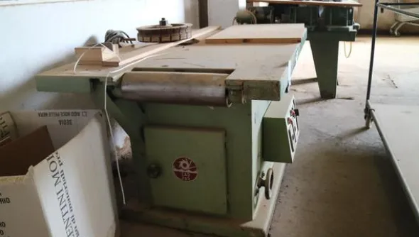 3#3709 Levigatrice bordi Meval e strettoio Ocmac