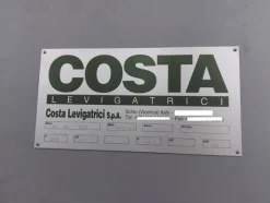 5#8197 Levigatrice Costa 81 TR CT