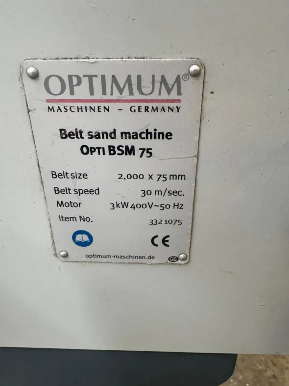 Levigatrice Optimum usata