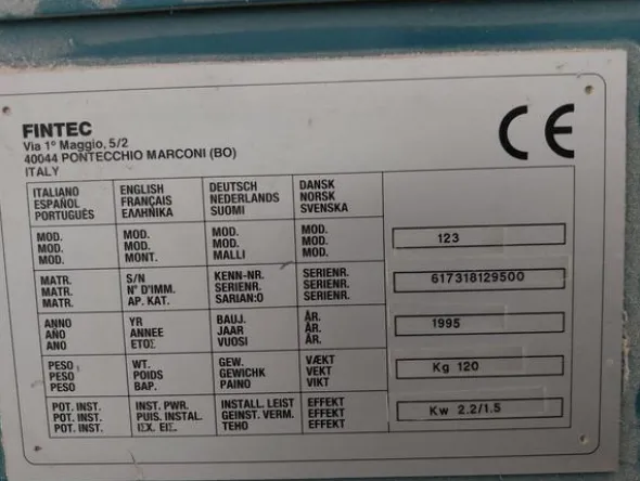 7#8686 Levigatrici Fintec