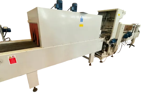 LInea confezionatrice semi automatica per bottiglie