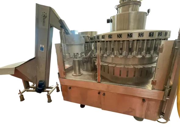 LInea confezionatrice semi automatica per bottiglie