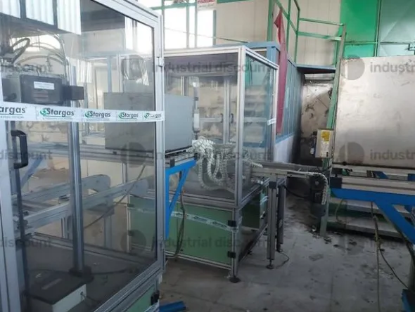1#9698 Linea di assemblaggio per sistemi di conversione a gas per automotive e arredi ufficio