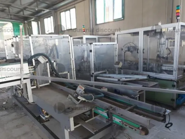 1#9698 Linea di assemblaggio per sistemi di conversione a gas per automotive e arredi ufficio