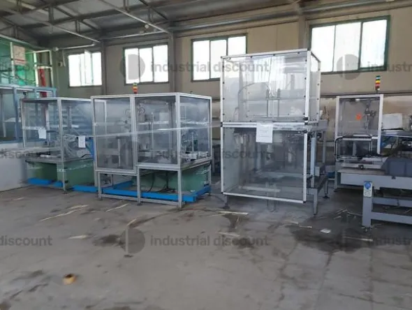 1#9698 Linea di assemblaggio per sistemi di conversione a gas per automotive e arredi ufficio