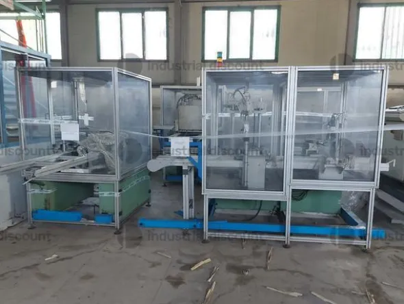 1#9698 Linea di assemblaggio per sistemi di conversione a gas per automotive e arredi ufficio