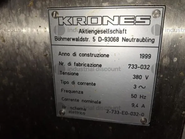 1#9381 Linea di imbottigliamento vino