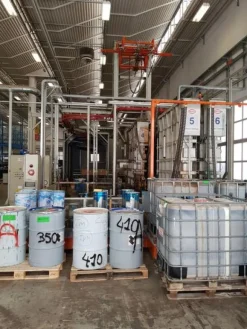 2#3106 Linea di verniciatura completa Cefla per impregnazione ad immersione