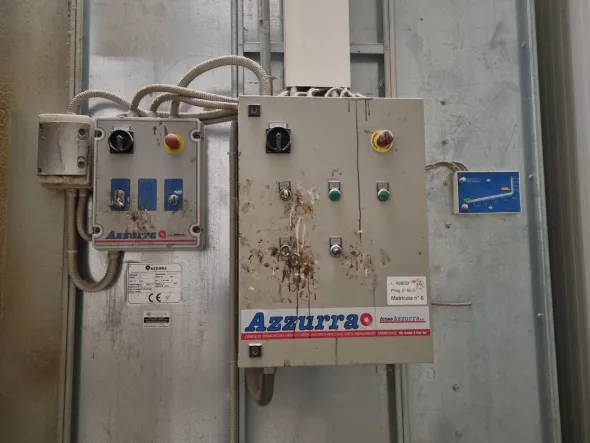 Linea di verniciatura per finestre Azzurra CS 4C