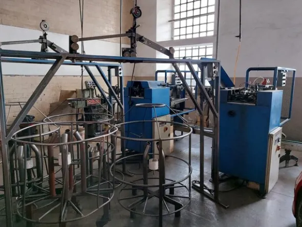 2#7489 Linea produzione bobine in ferro e raddrizzatrici