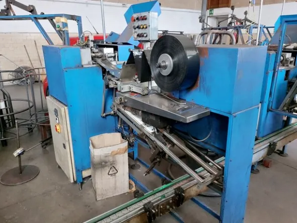 2#7489 Linea produzione bobine in ferro e raddrizzatrici