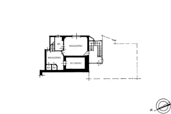 #25803 Locale commerciale con cantina (ex istituto bancario)