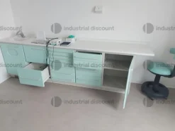 13#8917 Lotto blocco diArredo tecnico e materiale di consumo da ambulatorio odontoriatrico