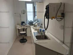 13#8917 Lotto blocco diArredo tecnico e materiale di consumo da ambulatorio odontoriatrico