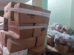 3#8463 Lotto blocco di rimanenze di magazzino e macchine per la lavorazione di calzature