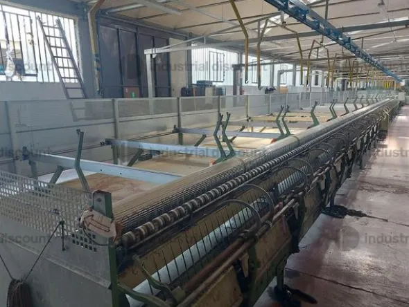 1#9351 Lotto in blocco di macchinari per la filatura e cardatura tessile ed autocarro Iveco