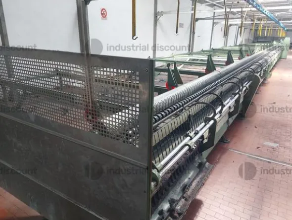 1#9351 Lotto in blocco di macchinari per la filatura e cardatura tessile ed autocarro Iveco