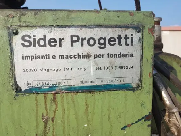 2#3494 Macchina da fonderia Sider