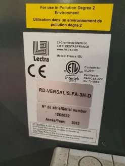 1#8379 Macchina da taglio pelle 3 testeLectra Versalis