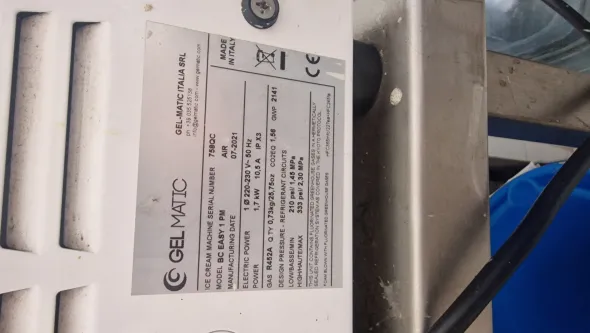 Macchina frozen yogurt Gelmatic