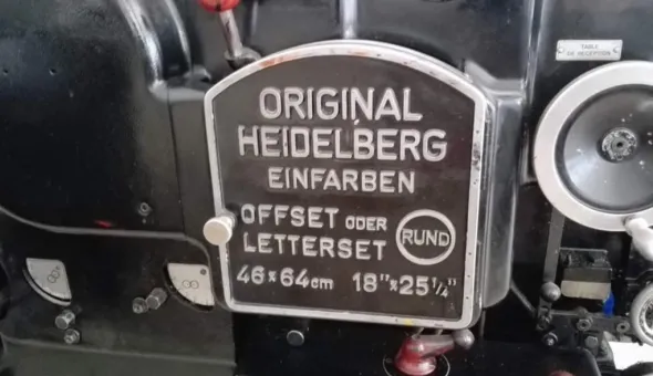 Macchina offset Heidelberg f.to 46x64