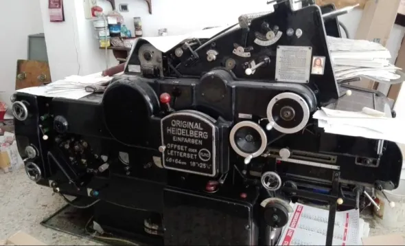 Macchina offset Heidelberg f.to 46x64