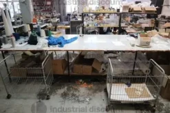 1#72364 Macchinari di tessitura e scaffalature e carrelli porta merce