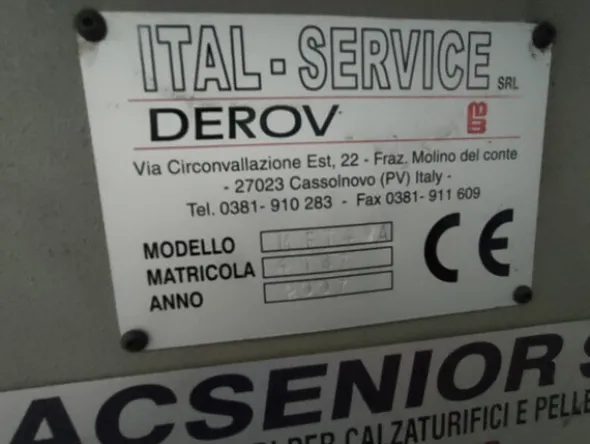 1#7518 Macchinari e attrezzature per calzaturificio