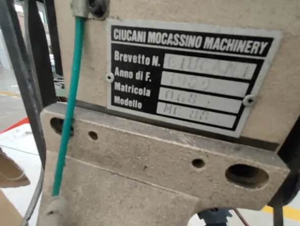 1#7518 Macchinari e attrezzature per calzaturificio