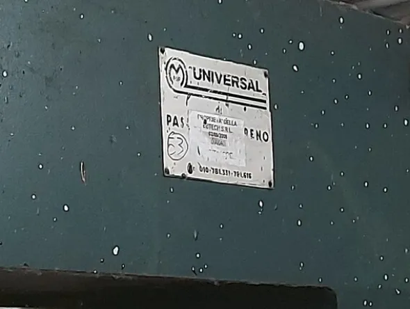 7#7774 Macchinari per accoppiatura e manutenzione