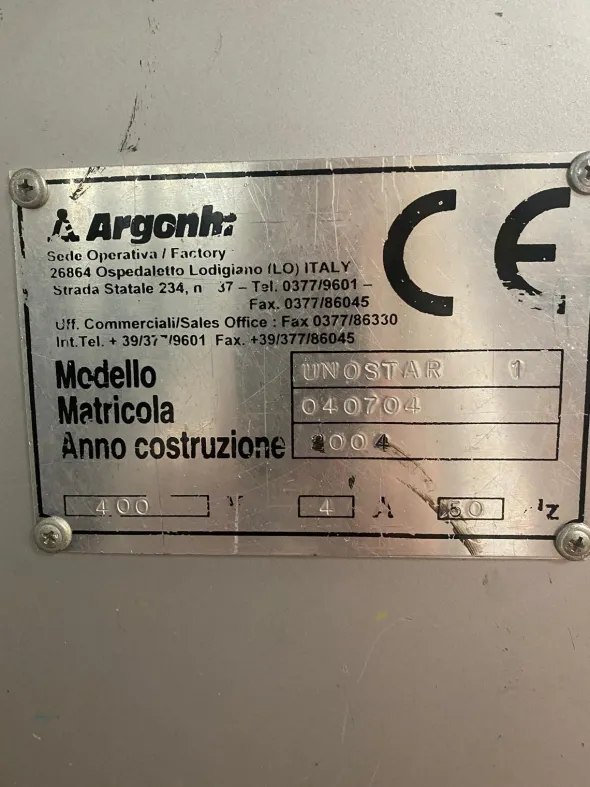 Macchina serigrafica Argonh unostar