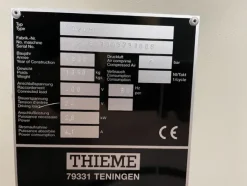 1#7246 Macchina Serigrafica 3/4 automatica Thieme