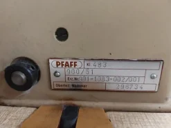 7#7447 Macchine da cucito Pfaff e attaccabottoni