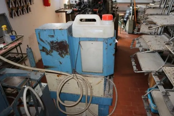 116#2183 Macchine per lavorazione scarpe Amic e Bombelli
